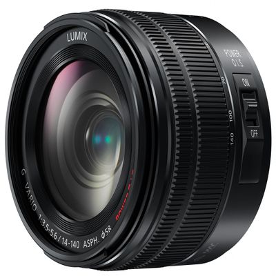 PANASONIC LUMIX G Vario Lens, 14-140MM, F3.5-5.6 ASPH, MIRRORLESS Micro Four Thirds, Power Optical I.S, H-FS14140AK (USA Black) (Renewed)