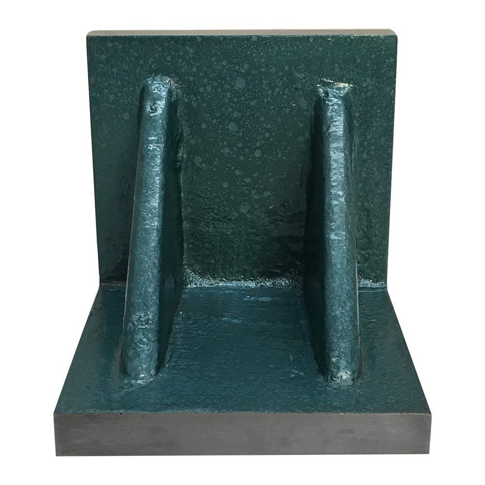Prolinemax Machined Ground Angle Plate 4 Inch x 4 Inch x 4 Inch Made from High Tensile Cast Iron