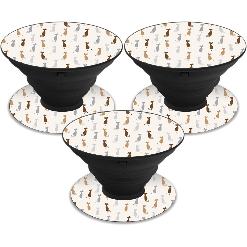 MightySkins Skin Compatible with PopSocket PopSocket - Cat Lady | Protective, Durable, and Unique Vinyl Decal wrap Cover | Easy to Apply, Remove, and Change Styles | Made in The USA
