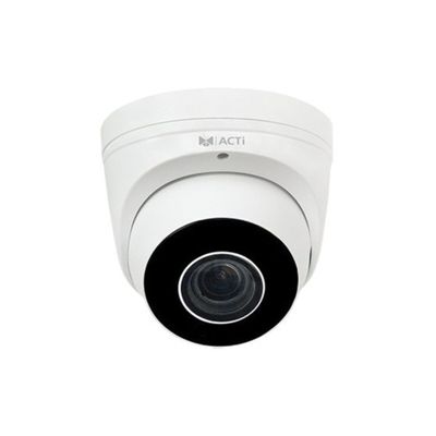 ACTi Z82 4MP Outdoor Zoom Dome Camera with SLLS, 4.4X Zoom Lens, f2.7-12mm/F1.4, Auto Focus, H.265/H.264, 1080p/30fps, 2D+3D DNR, Built-in Microphone, MicroSDHC/MicroSDXC, PoE/DC12V, IP67