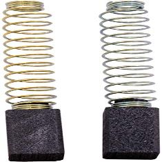 Buildalot Universal Carbon Brushes bu_8719468496233 for Black & Decker Powertools - 0.25x0.25x0.43'' - 6.3x6.3x11mm - Replaces original parts 376143, 883772 & 913599