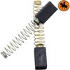 Buildalot Universal Carbon Brushes bu_8719468496233 for Black & Decker Powertools - 0.25x0.25x0.43'' - 6.3x6.3x11mm - Replaces original parts 376143, 883772 & 913599 view 2