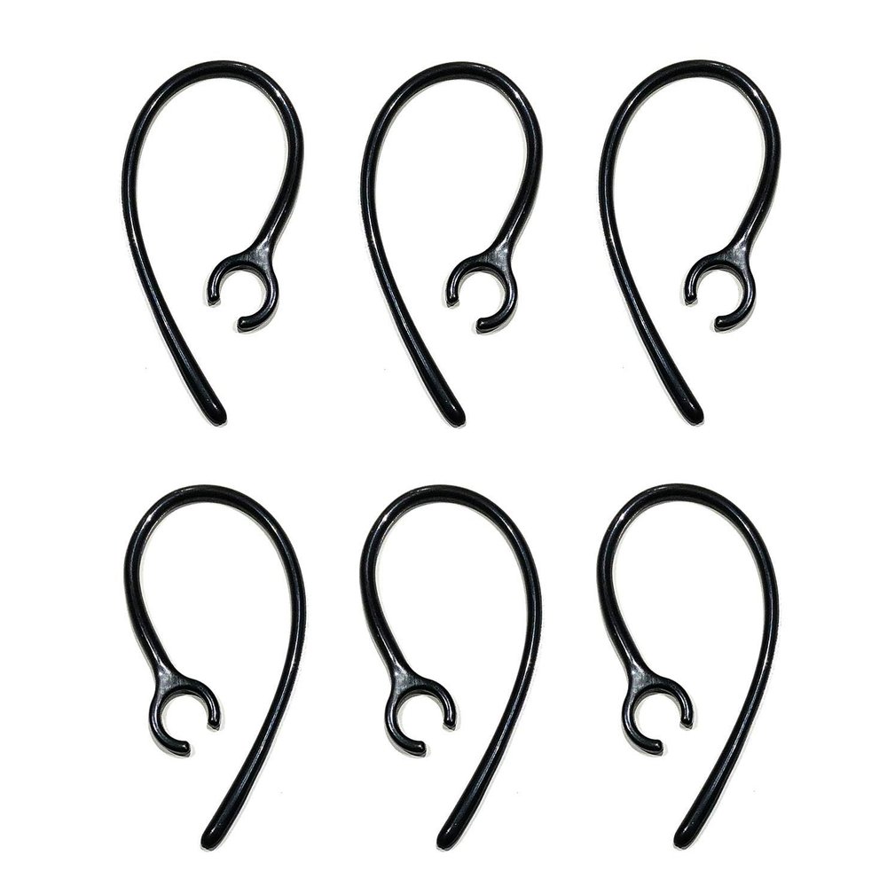 6 pcs (SK-CHP) Replacement Set Earhooks Earloops Compatible with Samsung WEP700, WEP500, WEP475, WEP470, WEP460, WEP450, WEP350, WEP250, WEP210, WEP200, WEP185 Headsets