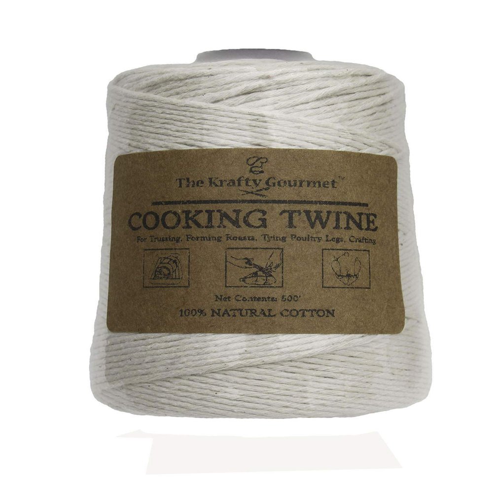 Krafty Gourmet Butchers Cooking Twine, Heavy Duty Cotton, 500 Ft, 1 Pack