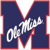 4 Inch Ole Miss M Logo Decal University Mississippi Rebels U MS Removable Wall Sticker Art NCAA Home Room Decor 4 1/2 by 3 1/2 Inches C view 1