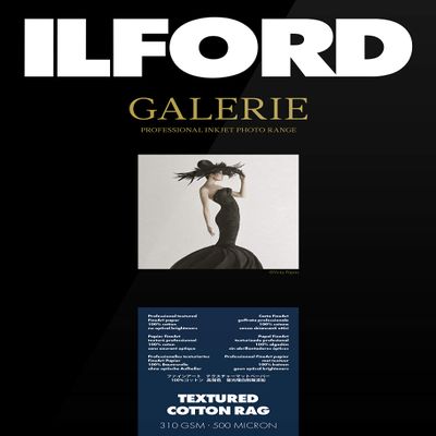 Ilford Galerie Prestige Textured Cotton Rag 310 GSM A3 297 mm x 420 mm 25 Sheets