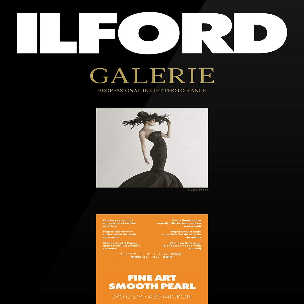 Ilford Galerie Prestige Fine Art Smooth Pearl A3 297 mm x 420 mm 25 Sheets 270GSM