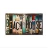 SMART BLONDE Beach House License Plate Tag Strip Novelty Wood Sign WS-017 view 1
