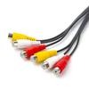 Xenocam 3 RCA Male Jack to 6 RCA Female Plug Splitter Audio Video Av Adapter Cable view 3