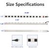 Inland 12 Outlet Long Aluminum Heavy Duty Power Strip with 3FT 14AWG Cord, 15A/1875W, Wide Spaced Outlets, ETL Listed Electrical Outlet Extender, Outlet Splitter, Ideal for Office, Garage, Workshop view 4
