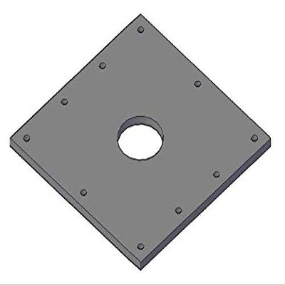 Great Plains Towers - DTBTIP24 24in x 24in x .75in thick Ballast Tray Interface Plate
