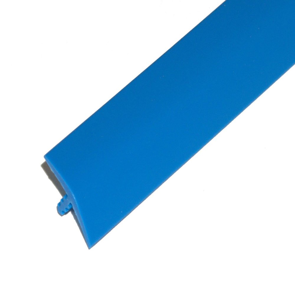 T-Molding.com 20ft Roll of Light Blue 3/4" Plastic Tee Moulding for Arcade Game Cabinets, Counters, Shelves, or Tables