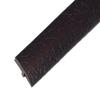 T-Molding.com 20ft Roll of Black with Leather Texture 3/4" Plastic Tee Moulding for Arcade Game Cabinets, Counters, Shelves, or Tables view 1