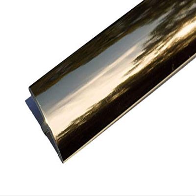 T-Molding.com 20ft Roll of Metallic Gold/Brass 3/4" Plastic Tee Moulding for Arcade Game Cabinets, Counters, Shelves, or Tables