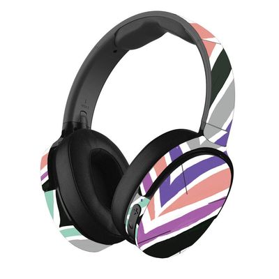 MightySkins Skin Compatible with Skullcandy Hesh 3 Wireless Headphones - Colorful Chevron | Protective, Durable, and Unique Vinyl wrap Cover | Easy to Apply, Remove | Made in The USA