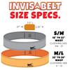 GPS Invisabelt (M/L 22-28 Waist (5-12), Heather Pink) view 4