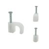 200PCS Round Cable Wire Clips Cable Management Cord Tie (6mm) view 1