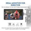 FEELWORLD F570 5.7" Small 4K Broadcast Monitor IPS Screen Vlog Monitor with Tilt Arm, Mini Quick Release Plate for Sony,Nikon,Canon DSLR and Gimbals view 2