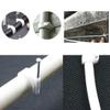 Cable Wire Clips with Round Nails, White Cable Clips for Ethernet Cable, 10mm Nail-in Cable Clips for RG6/RG59/CAT6/RJ45 Cable, 200 Pieces Cord Tie Holder with Steel Nails view 3