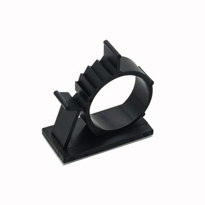 Adjustable Cable Clips Self-Adhesive Wire Holder Cable Organizer Adhesive Wire Clamps, Black, 25 Pack