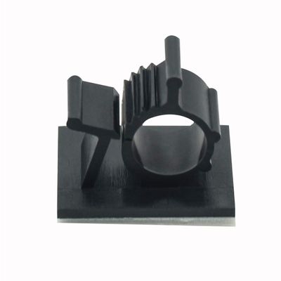 25PCS Black Adhesive Backed Nylon Wire Adjustable Cable Clips Clamps