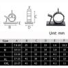 25PCS Black Adhesive Backed Nylon Wire Adjustable Cable Clips Clamps view 4