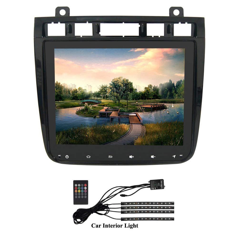 XISEDO Android 7.1 Car Stereo 8.4" Touchscreen in Dash Autoradio for Volkswagen Touareg 2016-2017 Support GPS SWC WiFi Bluetooth (with Interior Light)