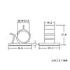 25 Medium Pack Adjustable Cable Tie Clips Adhesive Wire Clips Nylon Wire Clamps for Car, Home and Office, White view 4