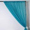 AK TRADING CO. 120" Wide (10Ft Wide) IFR Sheer Voile Drape Panels for Backdrop, Wedding Events, Ceiling Drapes, Event Masking, & Decor - Select from 6ft to 50ft Length. (10 feet x 14 feet, Turquoise) view 3