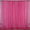 AK TRADING CO. 120" Wide (10Ft Wide) IFR Sheer Voile Drape Panels for Backdrop, Wedding Events, Ceiling Drapes, Event Masking, & Decor - Select from 6ft to 50ft Length. (10 feet x 14 feet, Fuchsia) view 1