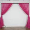 AK TRADING CO. 120" Wide (10Ft Wide) IFR Sheer Voile Drape Panels for Backdrop, Wedding Events, Ceiling Drapes, Event Masking, & Decor - Select from 6ft to 50ft Length. (10 feet x 14 feet, Fuchsia) view 2