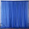 AK TRADING CO. 120" Wide (10Ft Wide) IFR Sheer Voile Drape Panels for Backdrop, Wedding Events, Ceiling Drapes, Event Masking, & Decor - Select from 6ft to 50ft Length. (10 feet x 14 feet, Royal Blue) view 1