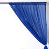 AK TRADING CO. 120" Wide (10Ft Wide) IFR Sheer Voile Drape Panels for Backdrop, Wedding Events, Ceiling Drapes, Event Masking, & Decor - Select from 6ft to 50ft Length. (10 feet x 14 feet, Royal Blue) view 3