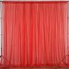 AK TRADING CO. 120" Wide (10Ft Wide) IFR Sheer Voile Drape Panels for Backdrop, Wedding Events, Ceiling Drapes, Event Masking, & Decor - Select from 6ft to 50ft Length. (10 feet x 14 feet, Red) view 1