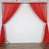 AK TRADING CO. 120" Wide (10Ft Wide) IFR Sheer Voile Drape Panels for Backdrop, Wedding Events, Ceiling Drapes, Event Masking, & Decor - Select from 6ft to 50ft Length. (10 feet x 14 feet, Red) view 2