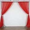 AK TRADING CO. 120" Wide (10Ft Wide) IFR Sheer Voile Drape Panels for Backdrop, Wedding Events, Ceiling Drapes, Event Masking, & Decor - Select from 6ft to 50ft Length. (10 feet x 14 feet, Red) view 3