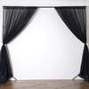 AK TRADING CO. 120" Wide (10Ft Wide) IFR Sheer Voile Drape Panels for Backdrop, Wedding Events, Ceiling Drapes, Event Masking, & Decor - Select from 6ft to 50ft Length. (10 feet x 14 feet, Black) view 2