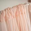 AK TRADING CO. 120" Wide (10Ft Wide) Sheer Voile Drape Panels for Backdrop, Wedding Events, Ceiling Drapes, Event Masking, & Decor - Select from 6ft to 50ft Length. (10 feet x 14 feet, Blush) view 4