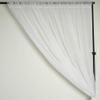 AK TRADING CO. 120" Wide (10Ft Wide) Sheer Voile Drape Panels for Backdrop, Wedding Events, Ceiling Drapes, Event Masking, & Decor - Select from 6ft to 50ft Length. (10 feet x 14 feet, White) view 3