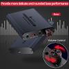 Neoteck 3.5mm Headphone Amp with Bass Boost Portable HiFi Headphone Amplifier, 16-300 Ohm, Aluminum Matte Surface for Mac, Phones, iPad, MP3, MP4 Computers PS4 PS5 Controller-Dark Grey view 4