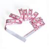 62 Inches Pink and White Cloth Bra Tape Measure view 1