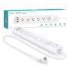 Kasa Smart Plug Power Strip HS300, Surge Protector with 6 Individually Controlled Smart Outlets and 3 USB Ports, Works with Alexa & Google Home, No Hub Required view 1