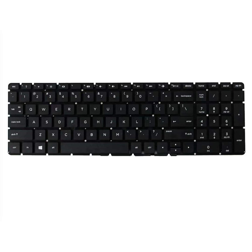 Laptop US Keyboard for HP 15-ac131ne 15-ac131ng 15-ac131nh 15-ac131ns 15-ac131nv 15-ac132ds 15-ac132la 15-ac132nd 15-ac132ne 15-ac132nia 15-ac132nm 15-ac132no 15-ac132nv 15-ac133ds, Without Palmrest
