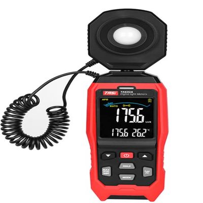 MeterTo Lux Meter Iluminometer Luminometer Digital Light Meter with Backlight Display, 1~200.000lux