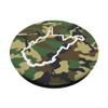 West Virginia Home, West Virginia Camo Gear, WV Vintage Map PopSockets PopGrip: Swappable Grip for Phones & Tablets view 2