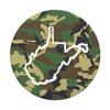 West Virginia Home, West Virginia Camo Gear, WV Vintage Map PopSockets PopGrip: Swappable Grip for Phones & Tablets view 3