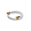 Goobay 70490 Antenna Cable SAT Wire Extension Cable (Type 135 dB), Shielded 4 Times, White, 10 m Length view 3