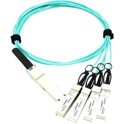 Axiom JNP-QSFP-AOCBO-5M-AX 40Gbase-AOC Direct Attach Cable - Qsfp+ to SFP+ - 16.4 ft - Fiber Optic - Active