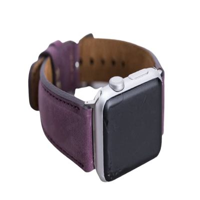 Genuine Leather Purple Band for Apple Watch