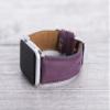Genuine Leather Purple Band for Apple Watch view 2